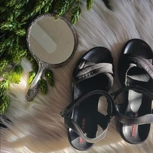 PRADA Black Chunky Platform Sandals- SOLD